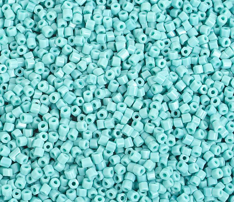 0129354 10/0 2-cut Turquoise Opaque