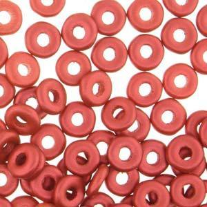088007 O Beads 4x1mm Red 10gms