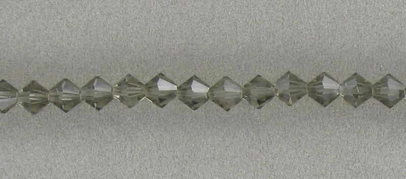 2712253 Preciosa Black Diamond 3mm 42 Beads