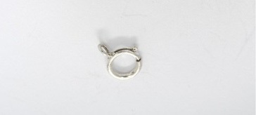 32026061 Ss Clasp 6mm Spring Ring, Open Ring