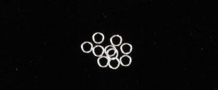 3206024 Ss 4mm Jump Ring Round Closed W/.65Mm Wire