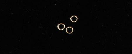 3306025 Gf 5mm Jump Ring Round Closed W/.64Wire