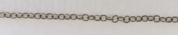 500503 Brass 4mm Oval Cable Chain