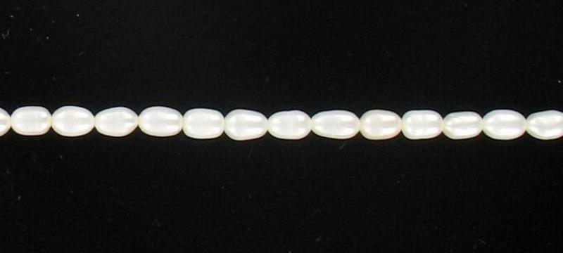 651003 Fw Pearl White Rice 4x6mm